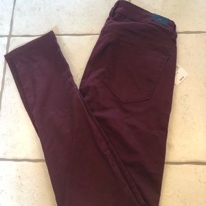 Maroon Jeans